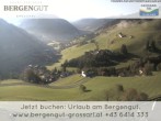 Archiv Foto Webcam Blick vom Hotel Bergengut nach Grossarl 08:00