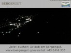 Archived image Webcam View Hotel Bergengut 21:00
