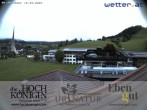 Archived image Webcam Maria Alm - View Hotel Hochkönigin 05:00