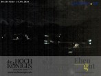 Archived image Webcam Maria Alm - View Hotel Hochkönigin 23:00