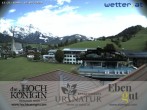 Archived image Webcam Maria Alm - View Hotel Hochkönigin 11:00