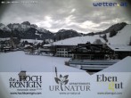 Archiv Foto Webcam Maria Alm - Ausblick Hotel Hochkönigin 07:00