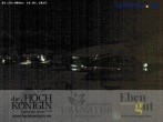 Archiv Foto Webcam Maria Alm - Ausblick Hotel Hochkönigin 01:00