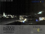 Archived image Webcam Maria Alm - View Hotel Hochkönigin 19:00