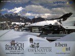 Archived image Webcam Maria Alm - View Hotel Hochkönigin 13:00