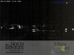 Archived image Webcam Maria Alm - View Hotel Hochkönigin 23:00