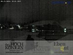 Archiv Foto Webcam Maria Alm - Ausblick Hotel Hochkönigin 23:00