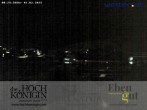 Archived image Webcam Maria Alm - View Hotel Hochkönigin 23:00