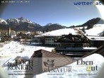 Archiv Foto Webcam Maria Alm - Ausblick Hotel Hochkönigin 09:00