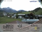 Archiv Foto Webcam Maria Alm - Ausblick Hotel Hochkönigin 07:00