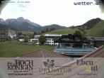 Archived image Webcam Maria Alm - View Hotel Hochkönigin 09:00
