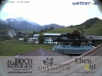 Archived image Webcam Maria Alm - View Hotel Hochkönigin 19:00