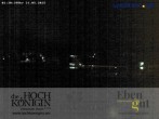 Archiv Foto Webcam Maria Alm - Ausblick Hotel Hochkönigin 01:00
