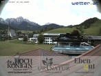 Archiv Foto Webcam Maria Alm - Ausblick Hotel Hochkönigin 13:00