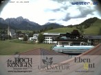 Archiv Foto Webcam Maria Alm - Ausblick Hotel Hochkönigin 19:00