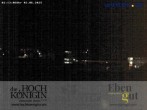 Archiv Foto Webcam Maria Alm - Ausblick Hotel Hochkönigin 01:00