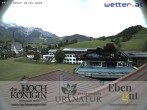 Archiv Foto Webcam Maria Alm - Ausblick Hotel Hochkönigin 13:00
