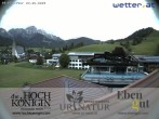 Archiv Foto Webcam Maria Alm - Ausblick Hotel Hochkönigin 17:00