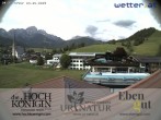 Archiv Foto Webcam Maria Alm - Ausblick Hotel Hochkönigin 19:00