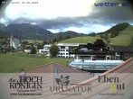 Archiv Foto Webcam Maria Alm - Ausblick Hotel Hochkönigin 19:00