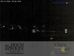 Archiv Foto Webcam Maria Alm - Ausblick Hotel Hochkönigin 23:00