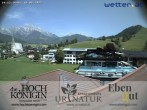 Archiv Foto Webcam Maria Alm - Ausblick Hotel Hochkönigin 13:00