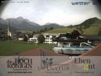 Archiv Foto Webcam Maria Alm - Ausblick Hotel Hochkönigin 17:00