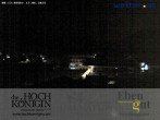 Archiv Foto Webcam Maria Alm - Ausblick Hotel Hochkönigin 23:00