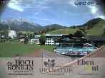 Archiv Foto Webcam Maria Alm - Ausblick Hotel Hochkönigin 13:00