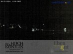 Archiv Foto Webcam Maria Alm - Ausblick Hotel Hochkönigin 23:00