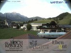 Archiv Foto Webcam Maria Alm - Ausblick Hotel Hochkönigin 19:00