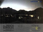 Archiv Foto Webcam Maria Alm - Ausblick Hotel Hochkönigin 03:00