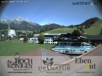 Archiv Foto Webcam Maria Alm - Ausblick Hotel Hochkönigin 13:00