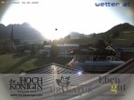 Archiv Foto Webcam Maria Alm - Ausblick Hotel Hochkönigin 05:00