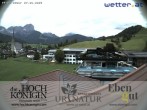Archiv Foto Webcam Maria Alm - Ausblick Hotel Hochkönigin 13:00