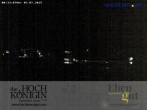 Archiv Foto Webcam Maria Alm - Ausblick Hotel Hochkönigin 23:00