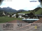 Archiv Foto Webcam Maria Alm - Ausblick Hotel Hochkönigin 19:00