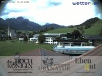 Archiv Foto Webcam Maria Alm - Ausblick Hotel Hochkönigin 19:00