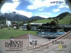 Archiv Foto Webcam Maria Alm - Ausblick Hotel Hochkönigin 11:00