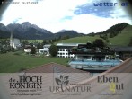 Archiv Foto Webcam Maria Alm - Ausblick Hotel Hochkönigin 15:00