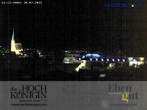 Archiv Foto Webcam Maria Alm - Ausblick Hotel Hochkönigin 21:00