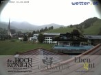 Archiv Foto Webcam Maria Alm - Ausblick Hotel Hochkönigin 13:00