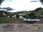 Archiv Foto Webcam Maria Alm - Ausblick Hotel Hochkönigin 19:00