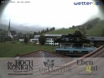 Archiv Foto Webcam Maria Alm - Ausblick Hotel Hochkönigin 17:00