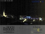 Archiv Foto Webcam Maria Alm - Ausblick Hotel Hochkönigin 21:00