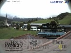 Archiv Foto Webcam Maria Alm - Ausblick Hotel Hochkönigin 09:00