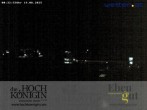 Archiv Foto Webcam Maria Alm - Ausblick Hotel Hochkönigin 23:00