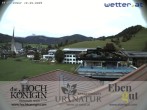 Archiv Foto Webcam Maria Alm: Ausblick Hotel Hochkönigin 08:00