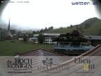 Archiv Foto Webcam Maria Alm: Ausblick Hotel Hochkönigin 23:00