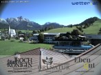 Archiv Foto Webcam Maria Alm: Ausblick Hotel Hochkönigin 08:00